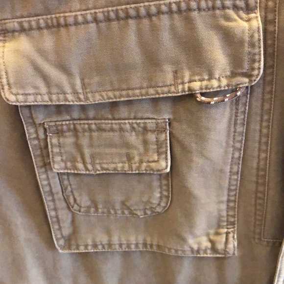 Columbia Sportswear Outdoorsman Khaki Cotton Vest - Picture 4 of 11